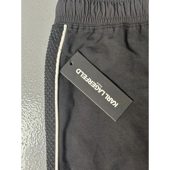 Karl Lagerfeld Paris Mesh Track Pants Women’s, XS, Black, NWT - Picture 4 of 4